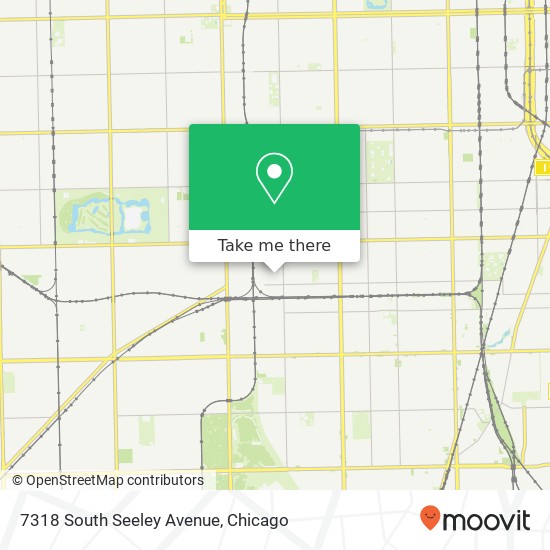 7318 South Seeley Avenue map