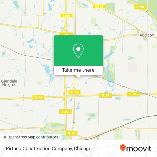 Pirtano Construction Company map