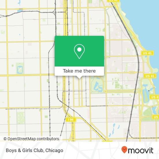 Boys & Girls Club map