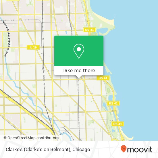 Clarke's (Clarke's on Belmont) map