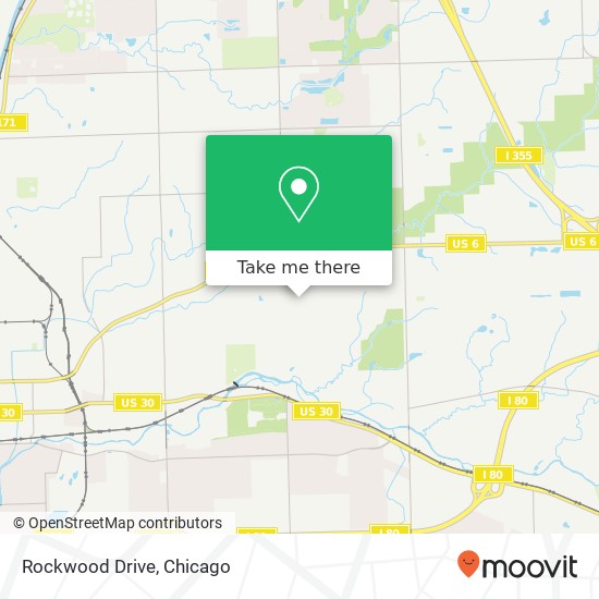 Mapa de Rockwood Drive