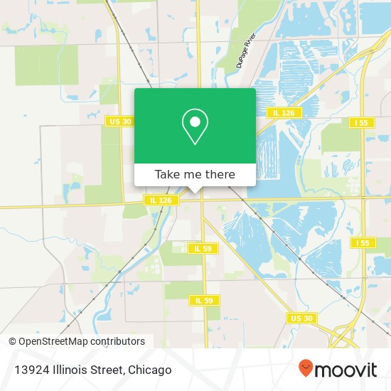 13924 Illinois Street map