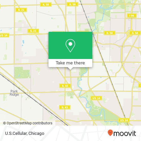 Mapa de U.S.Cellular