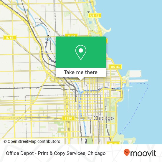 Office Depot - Print & Copy Services map