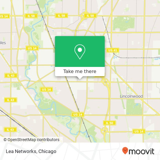 Lea Networks map