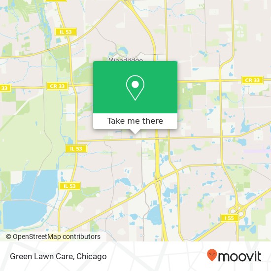 Green Lawn Care map