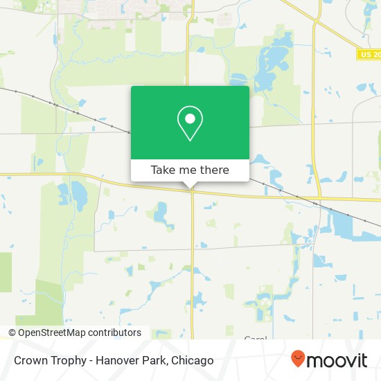 Crown Trophy - Hanover Park map