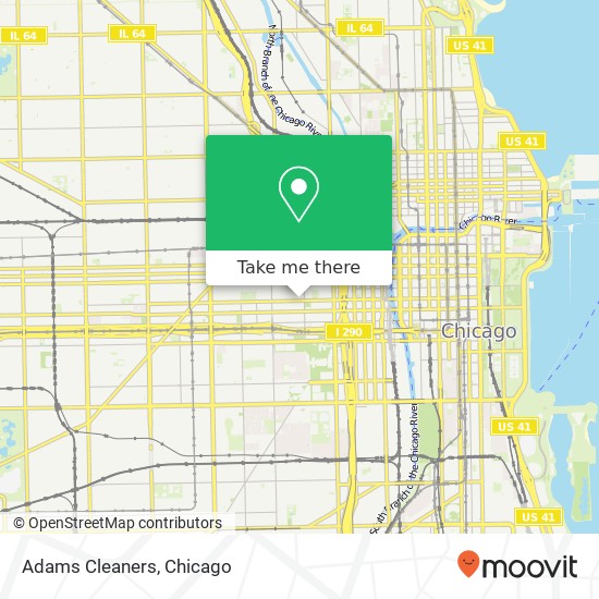 Adams Cleaners map