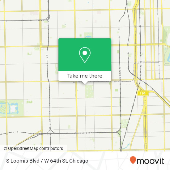 S Loomis Blvd / W 64th St map