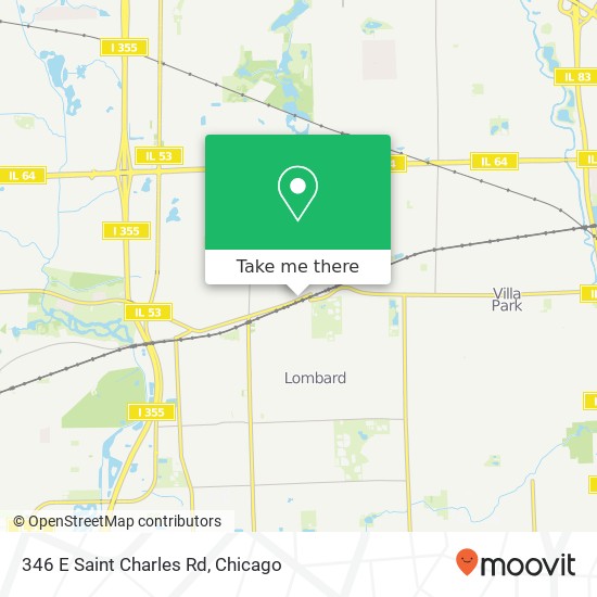 346 E Saint Charles Rd map
