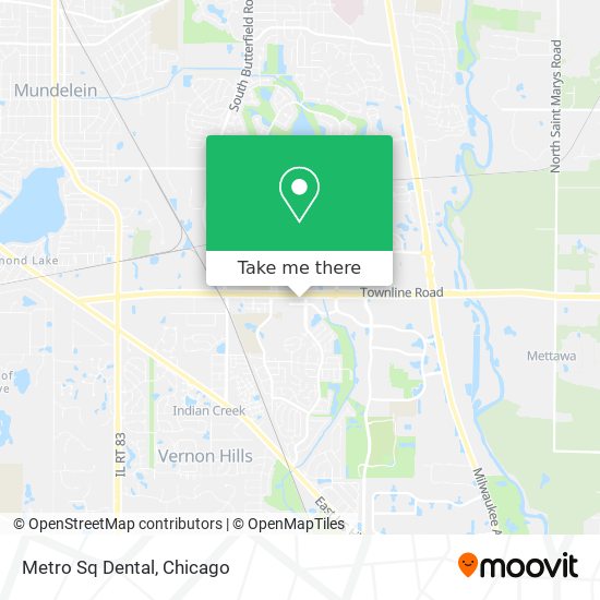 Mapa de Metro Sq Dental