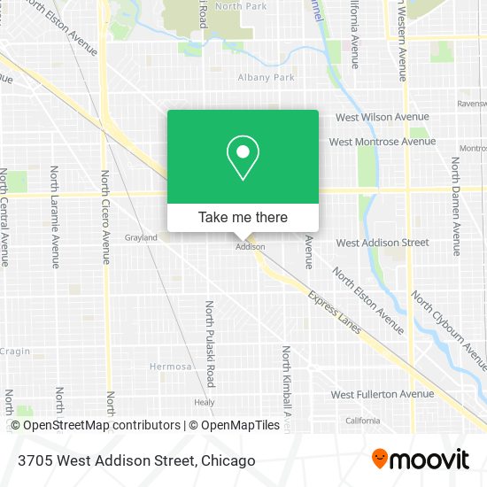 3705 West Addison Street map