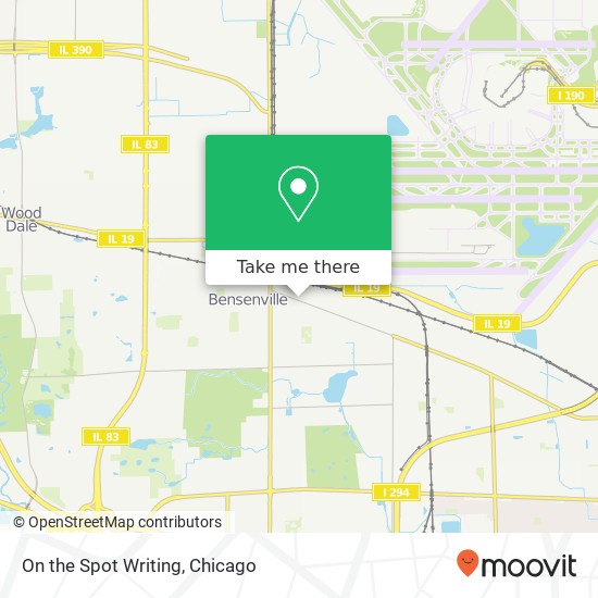 Mapa de On the Spot Writing