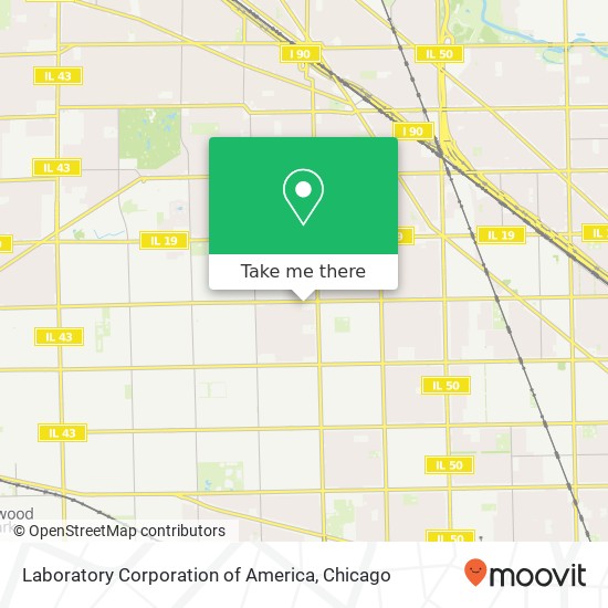 Mapa de Laboratory Corporation of America