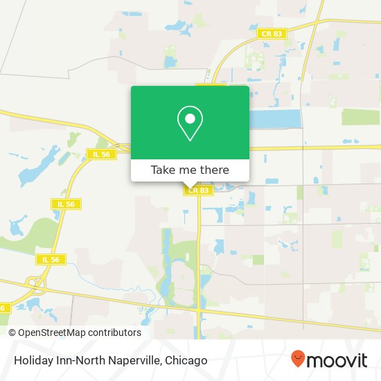 Holiday Inn-North Naperville map