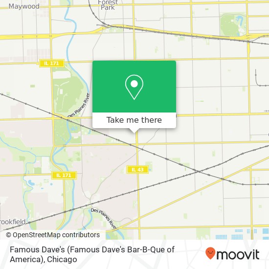 Famous Dave's (Famous Dave's Bar-B-Que of America) map