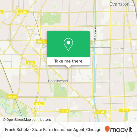 Frank Scholz - State Farm Insurance Agent map