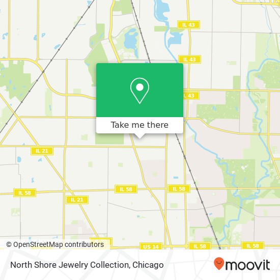 North Shore Jewelry Collection map