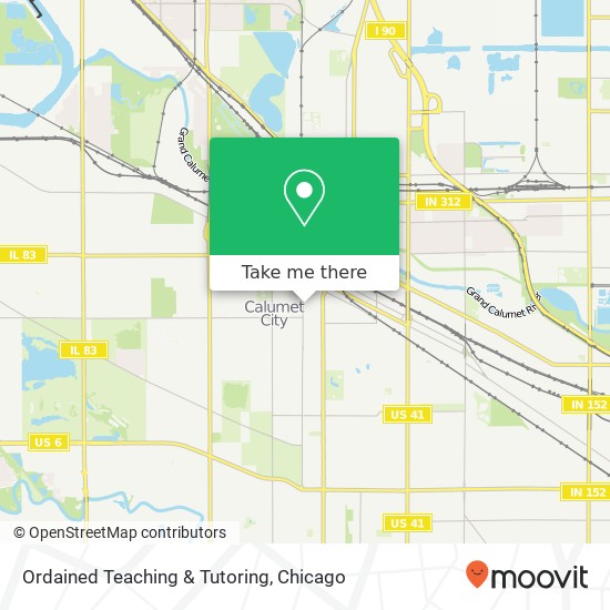 Ordained Teaching & Tutoring map