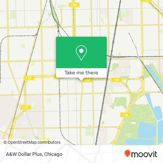 A&W Dollar Plus map