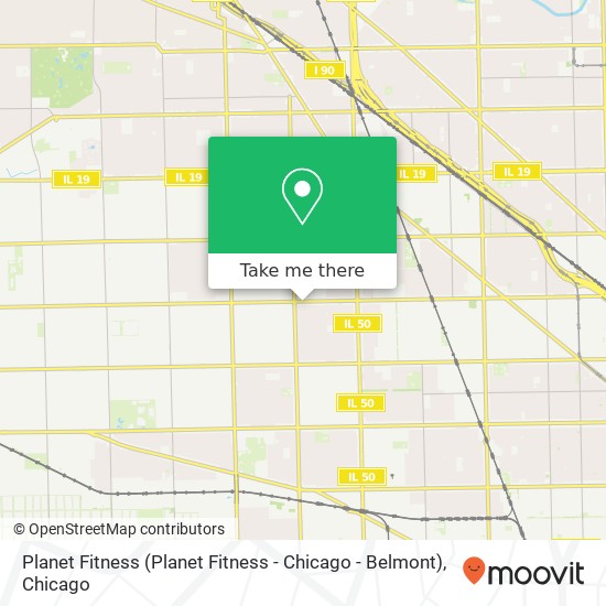 Planet Fitness (Planet Fitness - Chicago - Belmont) map