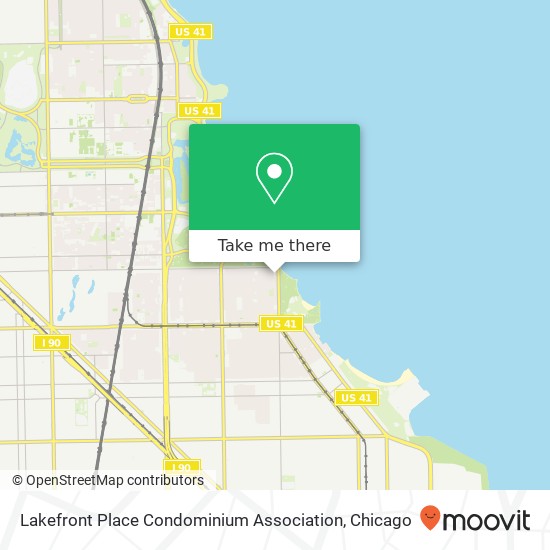 Lakefront Place Condominium Association map