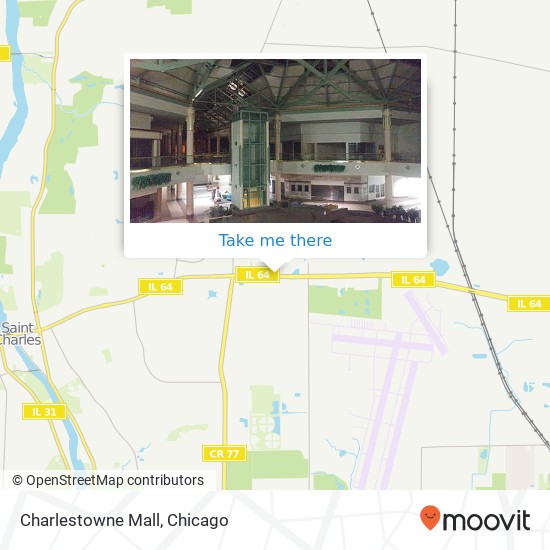Mapa de Charlestowne Mall