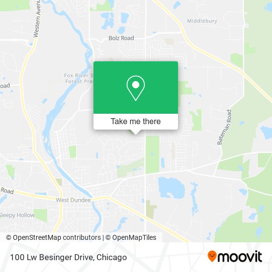 Mapa de 100 Lw Besinger Drive