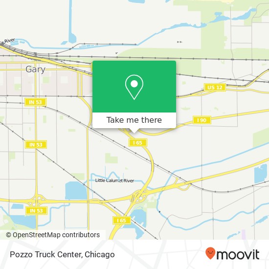 Pozzo Truck Center map