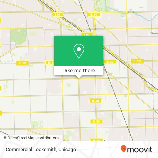 Commercial Locksmith map