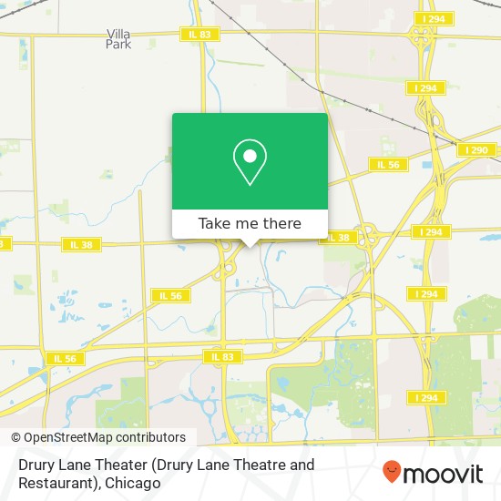 Drury Lane Theater (Drury Lane Theatre and Restaurant) map