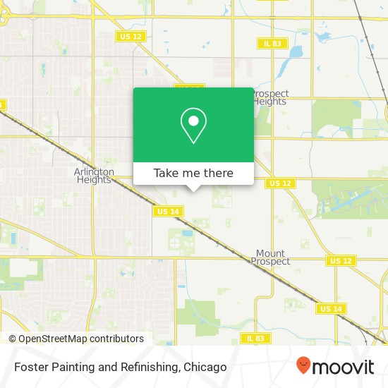 Foster Painting and Refinishing map