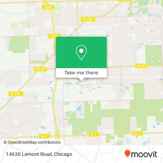 Mapa de 14630 Lemont Road