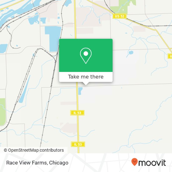 Race View Farms map