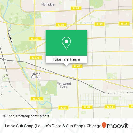 Mapa de Lolo's Sub Shop (Lo - Lo's Pizza & Sub Shop)
