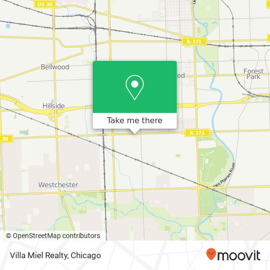 Villa Miel Realty map