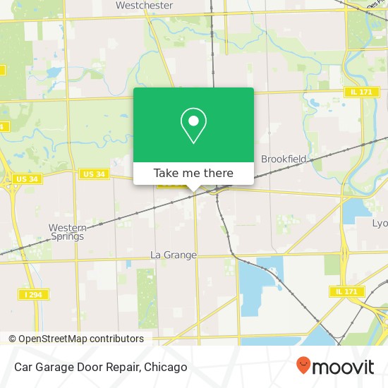 Car Garage Door Repair map