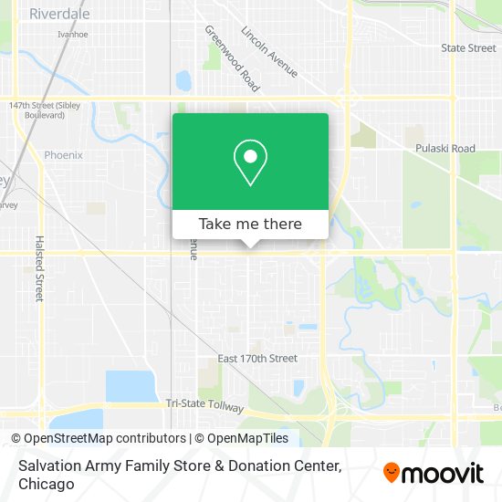 Mapa de Salvation Army Family Store & Donation Center