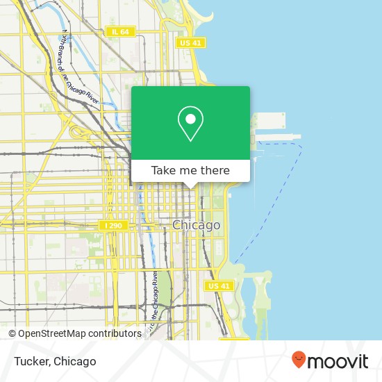 Mapa de Tucker, 5 S Wabash Ave Chicago, IL 60603