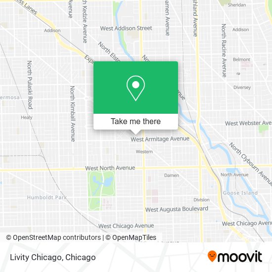 Mapa de Livity Chicago