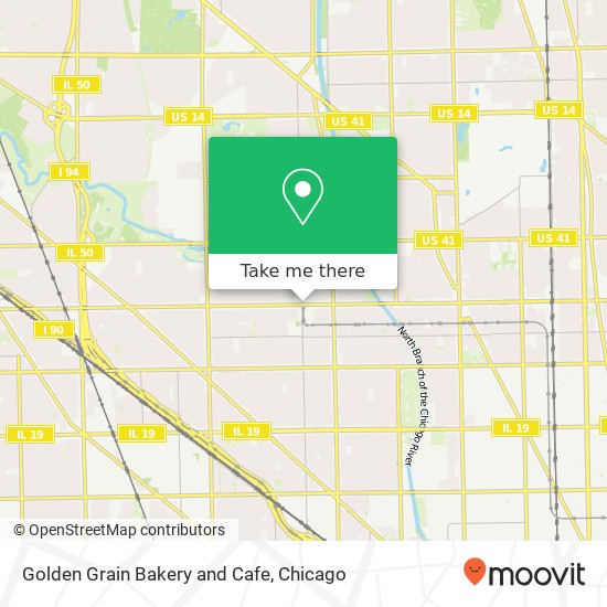 Golden Grain Bakery and Cafe, 3342 W Lawrence Ave Chicago, IL 60625 map