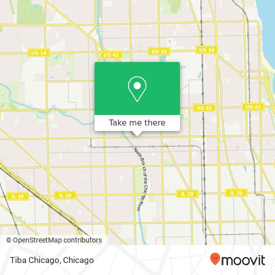 Mapa de Tiba Chicago, 2721 W Lawrence Ave Chicago, IL 60625