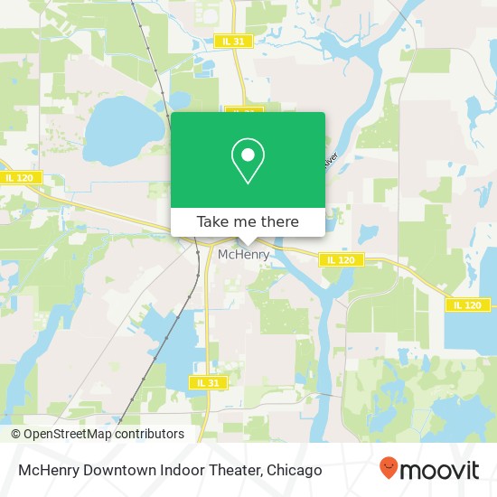 McHenry Downtown Indoor Theater map