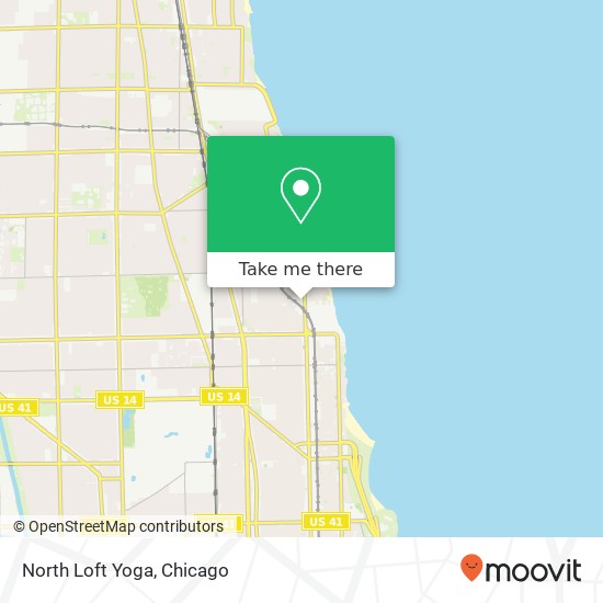 North Loft Yoga map
