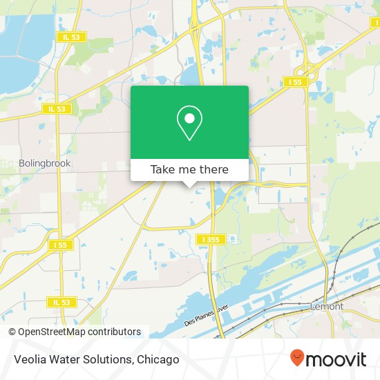 Veolia Water Solutions map