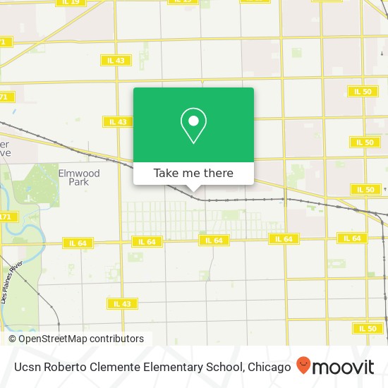 Ucsn Roberto Clemente Elementary School map