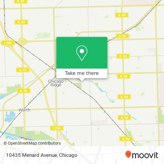 10435 Menard Avenue map