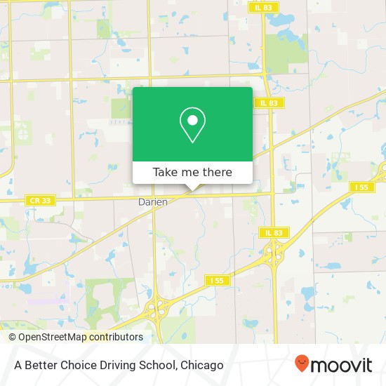 A Better Choice Driving School map