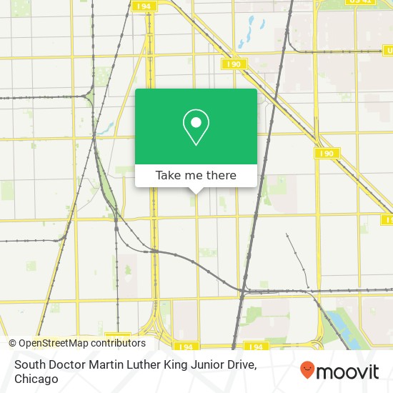 South Doctor Martin Luther King Junior Drive map