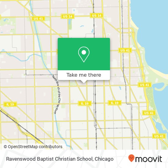 Ravenswood Baptist Christian School map